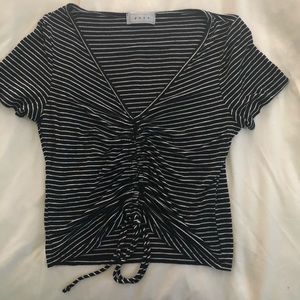 Striped crop top